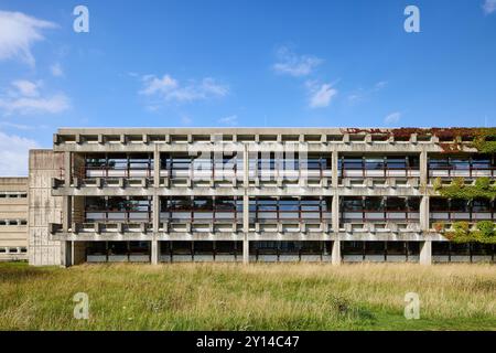Roskilde Amtsgård, conçu par Knud Munk, 1976 ; Roskilde, Danemark Banque D'Images