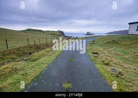 Duntulm, Skye, Highlands, Escocia, Reino ONUDI. Banque D'Images