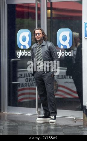 Londres, Angleterre, Royaume-Uni. 5 septembre 2024. Pete Wicks, star de TOWIE, arrive aux Global Radio Studios London Credit : Richard Lincoln/Alamy Live News Banque D'Images