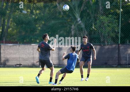 Recife, Brésil. 04th Sep, 2024. PE - RECIFE - 09/04/2024 - SPORT, ENTRAÎNEMENT - joueurs de sport pendant l'entraînement par équipe au CT du club, ce mercredi (4). L'équipe se prépare à affronter Avai dans le championnat brésilien de série B 2024. Photo : Marlon Costa/AGIF (photo de Marlon Costa/AGIF/SIPA USA) crédit : SIPA USA/Alamy Live News Banque D'Images