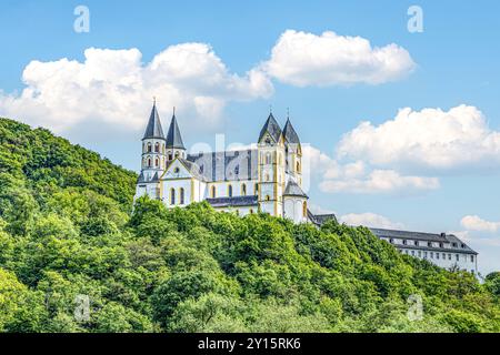 Monastère historique d'Arnstein, Allemagne, Rhénanie-Palatinat Banque D'Images