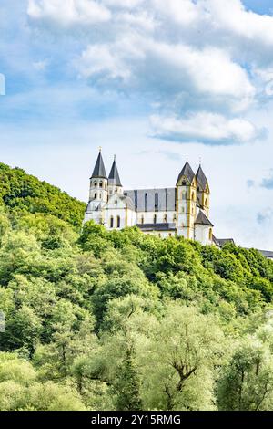 Monastère historique d'Arnstein, Allemagne, Rhénanie-Palatinat Banque D'Images