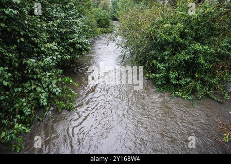Milan, Italie. 05th Sep, 2024. Milan, les inondations de la rivière Lambro après la pluie et le mauvais temps. Sur la photo : The Floded Lambro Park crédit : Independent photo Agency Srl/Alamy Live News Banque D'Images