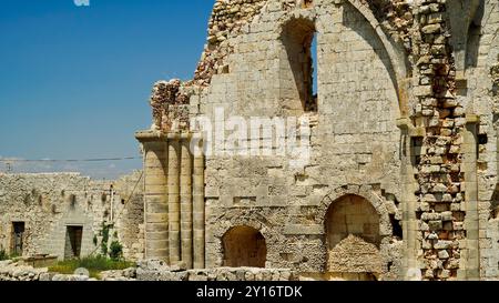 Abbaye de San Nicola di Casole, vestiges de l'ancien couvent. Otrante, Pouilles, Italie Banque D'Images