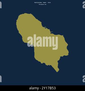 Forme de Hachijojima dans la mer des Philippines, appartenant au Japon Banque D'Images