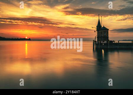 Europe, Constance, Lac de Constance, Bade-Württemberg, Allemagne, Banque D'Images