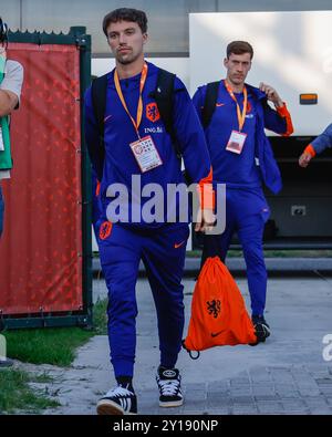 ALMERE, PAYS-BAS - 5 SEPTEMBRE : Youri Regeer des pays-Bas u21 lors d'un match de qualification pour l'euro 25 entre les pays-Bas U21 et la Macédoine du Nord u21 au Yanmar STADION le 5 septembre 2024 à Almere, pays-Bas. (Photo de Raymond Smit/Orange Pictures) crédit : Orange pics BV/Alamy Live News Banque D'Images