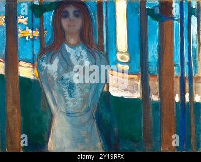 La voix / nuit d'été, 1896, peinture d'Edvard Munch Banque D'Images