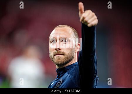 Danemark. 05th Sep, 2024. Le danois Christian Eriksen après le match de l'UEFA Nations League entre le Danemark et la Suisse à Parken à Copenhague le jeudi 5 septembre 2024. (Photo : Mads Claus Rasmussen/Ritzau Scanpix) crédit : Ritzau/Alamy Live News Banque D'Images