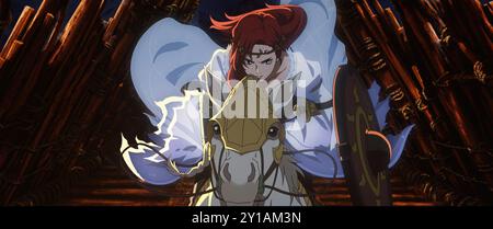 DATE DE SORTIE : 13 décembre 2024. TITRE : le Seigneur des anneaux : la guerre des Rohirrim. STUDIO : Warner Bros. RÉALISATEUR : Kenji Kamiyama. INTRIGUE : une attaque soudaine de Wulf, un seigneur Dunloan intelligent et impitoyable cherchant à se venger de la mort de son père, force Helm Hammerhand, le roi du Rohan, et son peuple à faire une dernière prise de position audacieuse dans l'ancien bastion de Hornburg. EN VEDETTE :. (Crédit image : © Warner Bros/Entertainment Pictures/ZUMAPRESS.com) USAGE ÉDITORIAL UNIQUEMENT ! Non destiné à UN USAGE commercial ! Banque D'Images