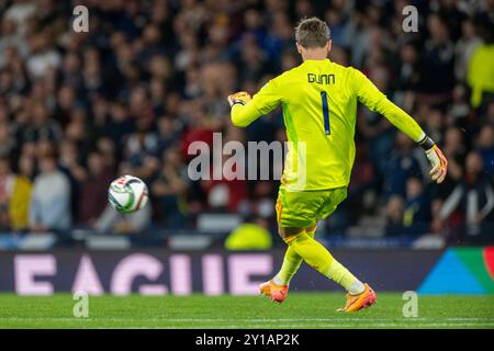 Lors du match UEFA Nations League, League A, Group A1 entre l'Écosse et la Pologne à Hampden Park à Glasgow, Écosse, Royaume-Uni le 5 septembre 2024 (photo by Andrew Surma/ Credit : Sipa USA/Alamy Live News Banque D'Images