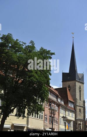 Église évangélique luthérienne de St Servatius à Duderstadt Banque D'Images