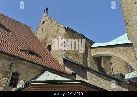 Cathédrale Saint-Jean et Saint-Laurentius de Merseburg Banque D'Images