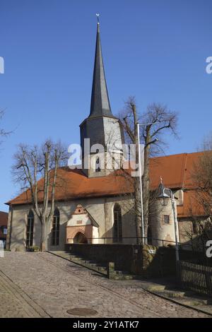 Église gothique de Schlitz Hesse Banque D'Images