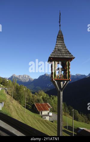 Clochers traditionnels dans le Tyrol du Sud Banque D'Images