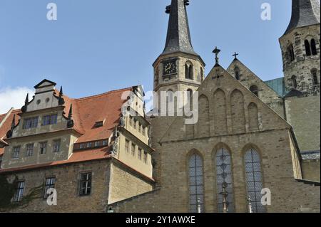 Cathédrale Saint-Jean et Saint-Laurentius de Merseburg Banque D'Images