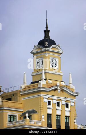 Palacio de Villamejor et Torres de Colon à Madrid Banque D'Images