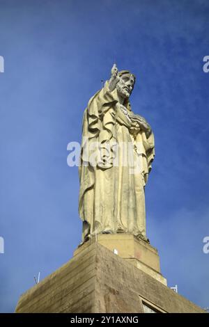 Statue du Christ à San Sebastian Banque D'Images