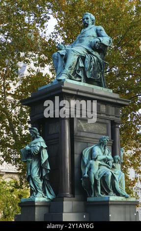 Monument à Ferenc Deak à Budapest Banque D'Images