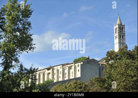 Assise, en Italie Banque D'Images