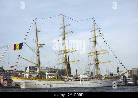 Navire de formation de voile Mircea de la marine marchande roumaine Banque D'Images