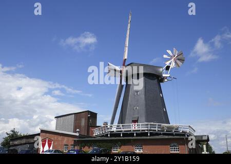 Moulin à vent hollandais à Bardowick Banque D'Images