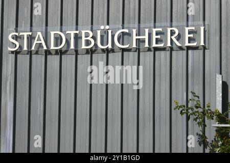 Bibliothèque de la ville de Ratzeburg Banque D'Images