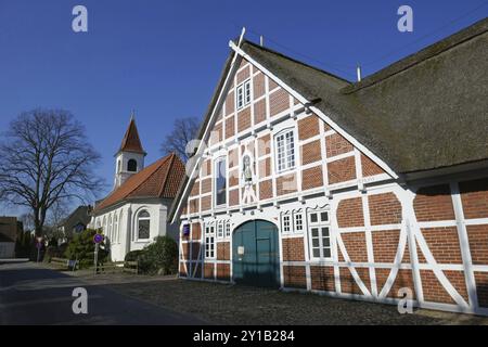 Chapelle Saint-Georges et abbaye de Winsen (Luhe) Banque D'Images