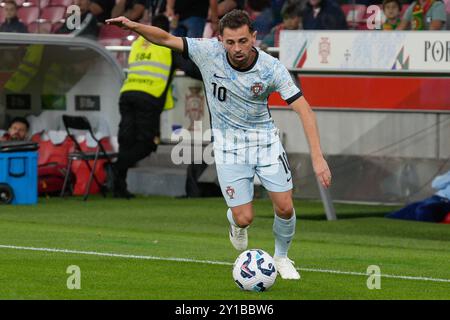 Lisboa, Portugal. 05th Sep, 2024. Bernardo Silva du Portugal en action lors du match du Groupe A1 de l'UEFA Nations League entre le Portugal et la Croatie à l'Estadio da Luz à Lisbonne, Portugal. Crédit : Brazil photo Press/Alamy Live News Banque D'Images