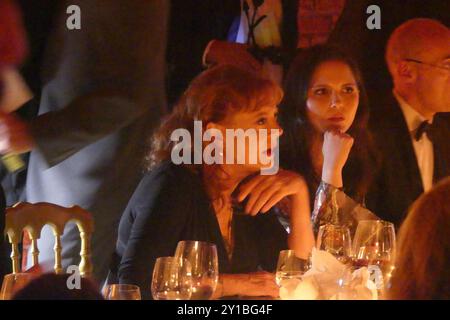 Cipriani Belmond, Giudecca 10, 30133 Venise, Italie. 5 septembre 2024. Susan Sarandon, mégastar International A-List Motion Picture, est en tête d’affiche du « Better World Forum » 2024 au Cipriani Belmond à Venise. Crédit : ©Julia Mineeva/EGBN TV News/Alamy Live News Banque D'Images