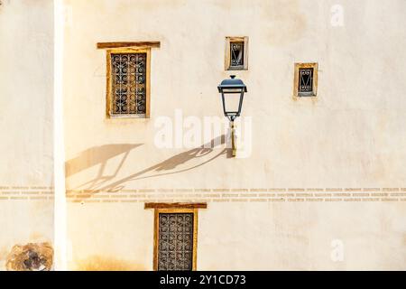 Maison ancienne traditionnelle, Fès, Maroc Banque D'Images