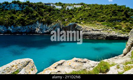 Canal de Rio, côte adriatique du Salento, Lecce, Pouilles, Italie Banque D'Images