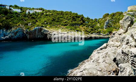 Canal de Rio, côte adriatique du Salento, Lecce, Pouilles, Italie Banque D'Images