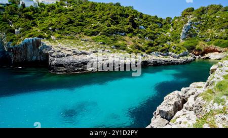 Canal de Rio, côte adriatique du Salento, Lecce, Pouilles, Italie Banque D'Images