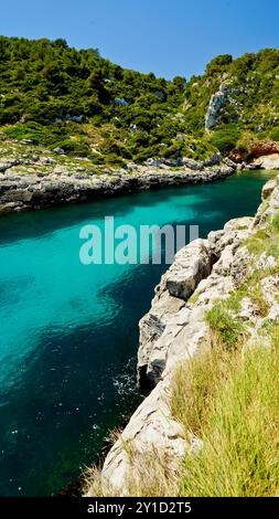 Canal de Rio, côte adriatique du Salento, Lecce, Pouilles, Italie Banque D'Images