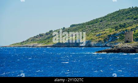 Canal de Rio, côte adriatique du Salento, Lecce, Pouilles, Italie Banque D'Images