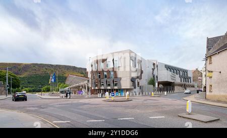 Édimbourg, Écosse, Royaume-Uni - Parlement écossais par EMBT (Miralles / Tagliabue) avec RMJM Banque D'Images