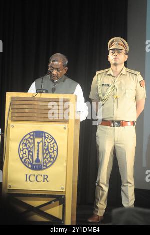 Kolkata, Bengale occidental, Inde. 25 juin 2024. Inauguration du programme par l'honorable Gouverneur Mr. Lakshman Acharya à l'ICCR Kolkata. (Crédit image : © Anubrata Mondal/Pacific Press via ZUMA Press Wire) USAGE ÉDITORIAL SEULEMENT! Non destiné à UN USAGE commercial ! Banque D'Images