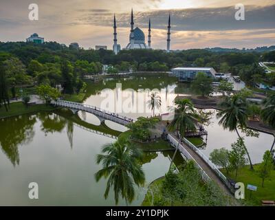 Shah Alam centre-ville situé à Selangor l'un de l'état de Malaisie Banque D'Images