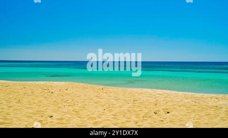 Manduria Beach, San Pietro in Bevagna Taranto, Pouilles, Italie Banque D'Images