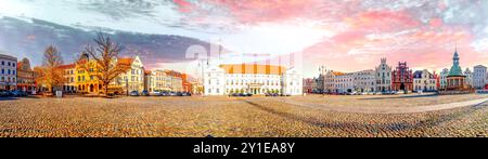 Vieille ville de Wismar, Allemagne Banque D'Images