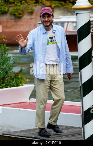 Venise, Italie. 06 septembre 2024. Luca Marinelli vu lors du 81ème Festival International du film de Venise au Darsena Excelsior à Venise. Crédit : SOPA images Limited/Alamy Live News Banque D'Images