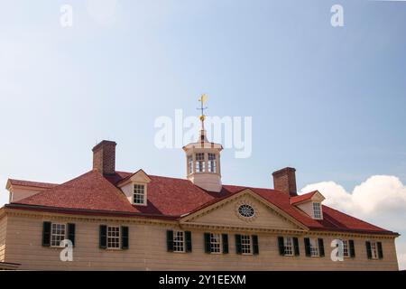 MT. Vernon, domicile de George Washington, le premier président des États-Unis, MT VERNON, Alexandria, va Banque D'Images