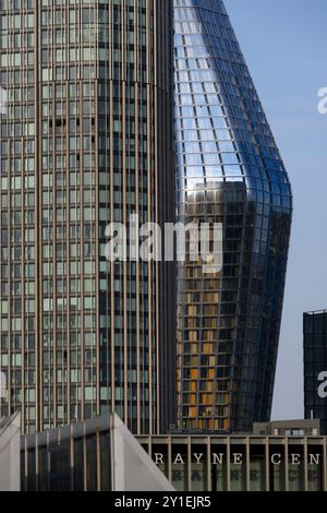 La tour Southbank avec un Blackfriars en arrière-plan. One Blackfriars est un développement à usage mixte de 50 étages situé au 1 Blackfriars Road, où je suis Banque D'Images