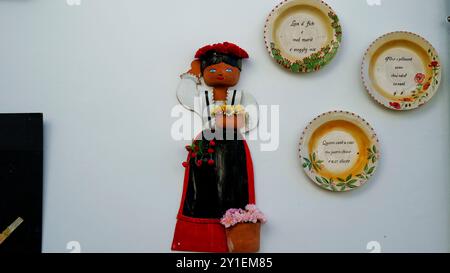 Pisticci, le district de Dirupo, Matera, Basilicate, Italie Banque D'Images