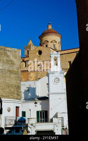 Pisticci, le district de Dirupo, Matera, Basilicate, Italie Banque D'Images