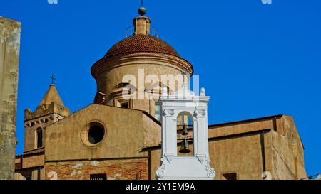 Pisticci, le district de Dirupo, Matera, Basilicate, Italie Banque D'Images