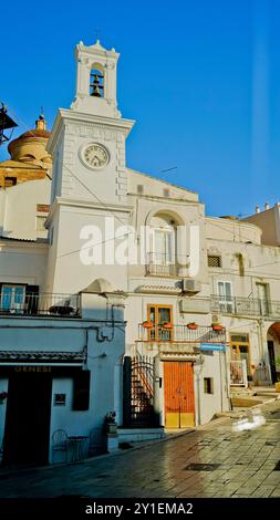 Pisticci, le district de Dirupo, Matera, Basilicate, Italie Banque D'Images