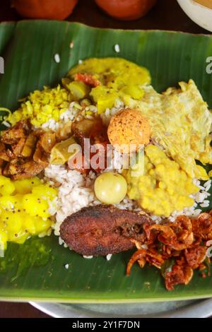 Kerala style Lunch Photography repas Photography Banque D'Images