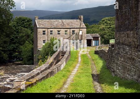 Gayle Mill près de Hawes, construit en 1784 et classé Grade II* Building, Yorkshire Dales National Park. Banque D'Images